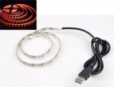 USB LED pásek  60x2835 červená IP20 1m      