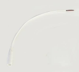 Zásuvka napájecí 5.5/2.1mm s kabelem 14cm bílá         