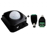 Pohybové čidlo 5-24V/5A 120° Black + konektory 