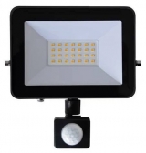 LED reflektor 30W + PIR bílá neutrál 2850lm GLF30P 