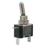 Přepínač páčkový  ON-OFF 2/2pin  20A/12V LED modrá           