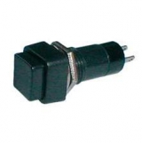 Tlačítko OFF-ON čtverec s aret černé 250V/1A    