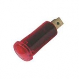 Kontrolka kulatá červená 12V pr.12,5/16mm délka 40mm  