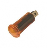 Kontrolka kulatá žlutá   12V pr.12,5/16mm délka 40mm  