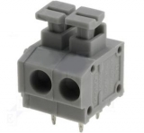 Svorkovnice s tlačítkem 2x1.5 mm2  250V/15A úhlová   