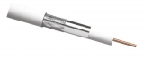 Kabel CB100F  75/FPE, 1x1.00Cu   6.5mm bíly  14dB/450MHz 