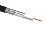 Kabel CB113UV 75/FPE, 1x1.13Cu   6.8mm černý 12.6dB/450MHz 