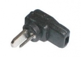Repro konektor úhlový kabel černý       K254    