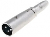 Redukce Canon(XLR 3 pin) kon. / jack 6.3 mono zás.            