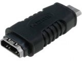 Redukce mini HDMI k./HDMI z. mini HDMI-M/HDMI-F     