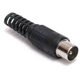 TV33P K K   konektor černý pr.7,0mm              