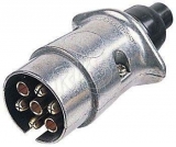 Konektor pro autopřívěs  7pin kov                             