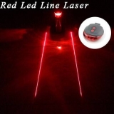 Zadní světlo - blikač 5xLED RED  + 2xLaser        