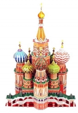3D Puzzle skládačka chrám Vasila Blaženého  173-dílů  