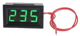Modul voltmetr panelový 70-500V LED zelená   