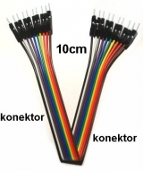 Sada propojovacích drátků kon-kon.10ks  10cm  