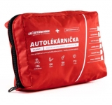 Autolékárnička textilní DL37 červená 