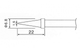 Pájecí hrot C1-1 1,5mm (ZD-30C,ZD-99,ZD-8906, ZD-8906L) 