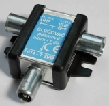 I014-T  TV Slučovač pásm.VHF+UHF  IEC galv.pruch.UHF útlum 1