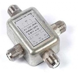 TV rozbočovač RI-3/1F (5-860Mhz) 7.8dB   F" 1xnapájecí větev   