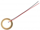 Piezo plocha 27mm  90dB/10cm/4.2kHz s vývody                      