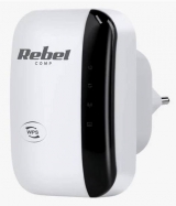 REBEL    Repeater/Extender 300Mbps WiFi 1xLAN, bílý     