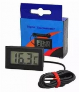 Teploměr digitální se sondou -50+110C černý 